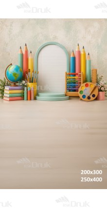 Tło fotograficzne „Pastelowa Pracownia Małego Artysty” | 4256